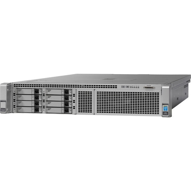 Cisco C240 M4 2U Rack Server - 2 X Intel Xeon E5-2680 V3 2.50 Ghz - 256 Gb Ram - Serial Ata Controller