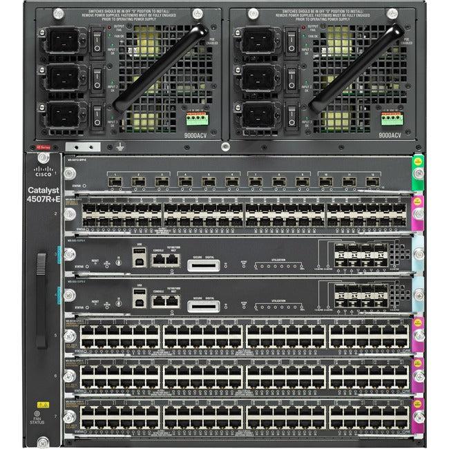 Cisco Catalyst 4500E Series 7-Slot Chassis - Managed Switch with Redundant Supervisor Engines | TecisOft C1-C4507R+E