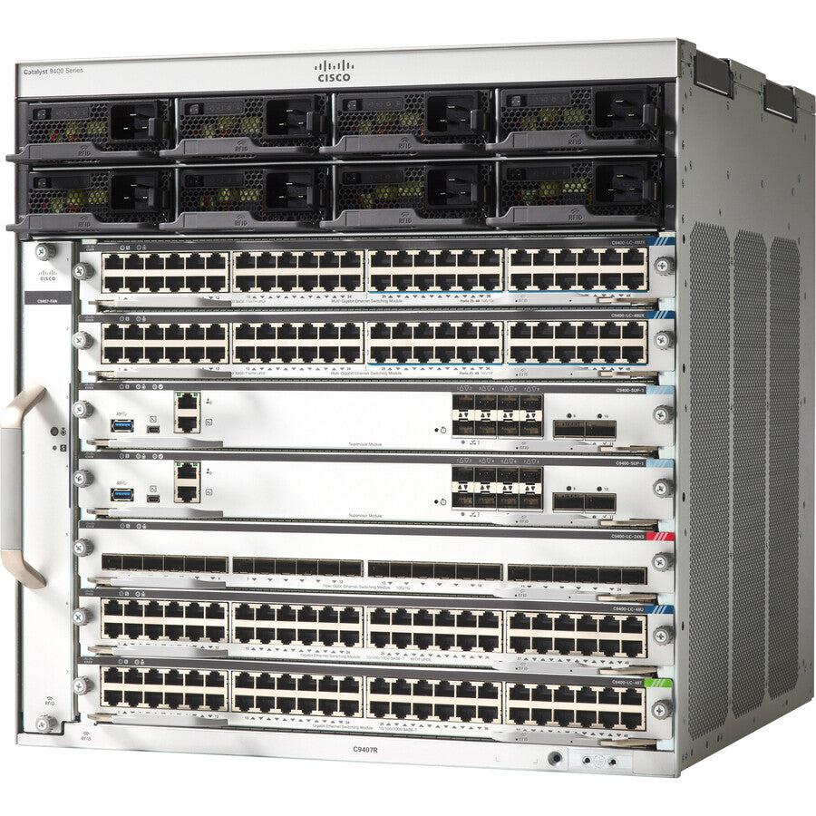 Cisco Catalyst 9400 Series 7 Slot Chassis - Enterprise Modular Network Switch | TecISoft C9407R=