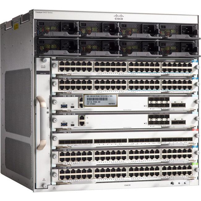 Cisco Catalyst 9400 Series 7 Slot Chassis - Enterprise Modular Network Switch | TecISoft C9407R=