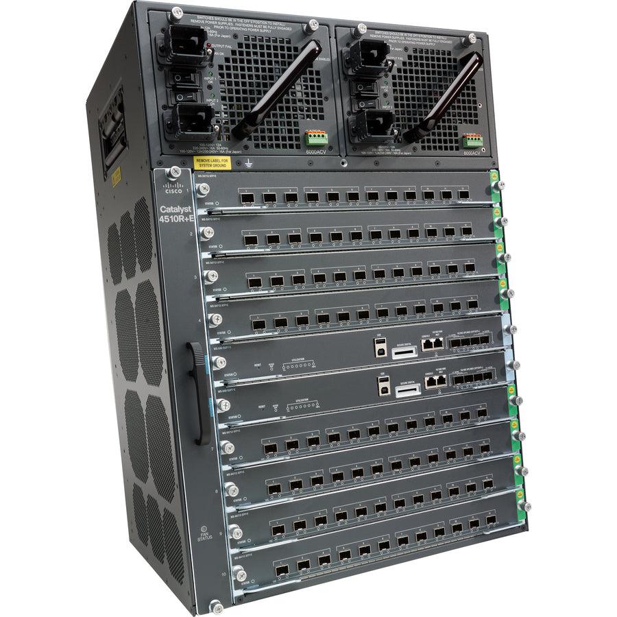 Cisco Catalyst C4510R+E Switch Chassis - 10-Slot Modular Chassis with Redundant Supervisor | TeciSoft C1-C4510R+E