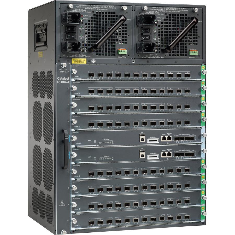 Cisco Catalyst C4510R+E Switch Chassis - 10-Slot Modular Chassis with Redundant Supervisor | TeciSoft C1-C4510R+E