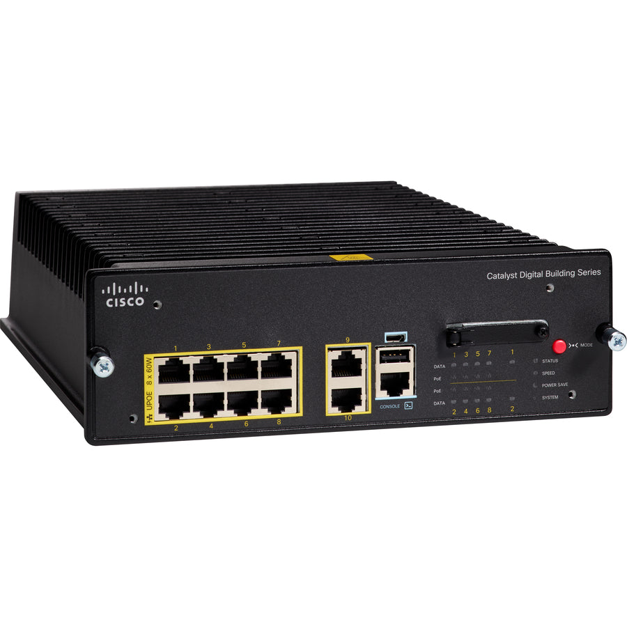 Cisco Catalyst Digital Building Switch CDB-8U - 8-Port Fast Ethernet UPOE Switch | TecISoft
