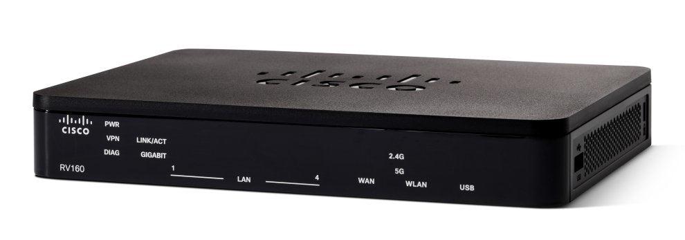 Cisco Rv160 Vpn Router Wired Router Gigabit Ethernet Black, Grey