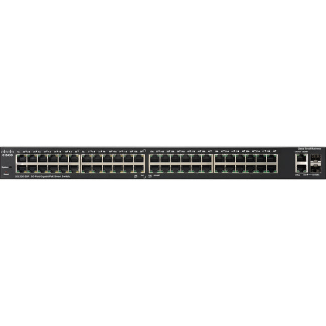 Cisco Sg200-50P Gigabit Poe Smart Switch