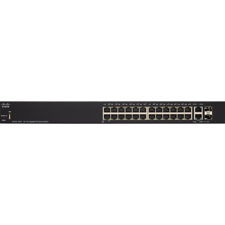Cisco SG250-26 26-Port Gigabit Smart Switch SG250-26-K9-BR