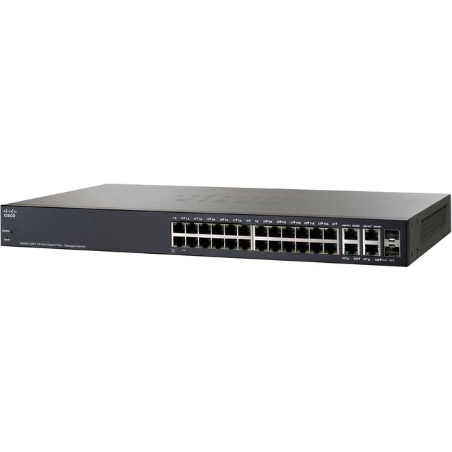 Cisco SG300-28PP 28-Port Gigabit PoE+ Managed Switch SG300-28PP-K9UK-RF