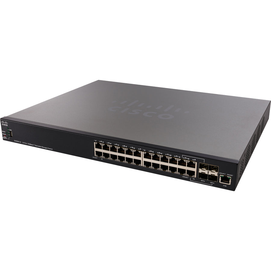 Cisco SG350X Managed Gigabit Switch - Stackable L3 Network Switch | TecISoft SG350X-24-K9-NA-RF