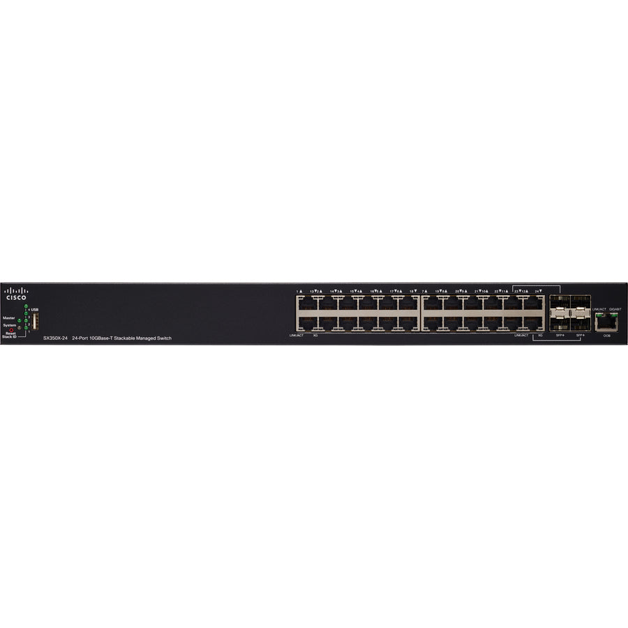 Cisco SG350X Managed Gigabit Switch - Stackable L3 Network Switch | TecISoft SG350X-24-K9-NA-RF