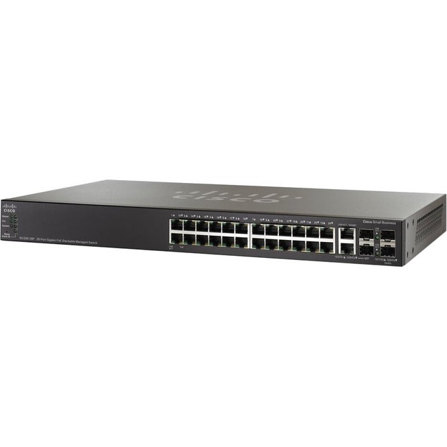 Cisco SG500-28P 28-port Gigabit POE Stackable Managed Switch SG500-28P-K9-NA-RF