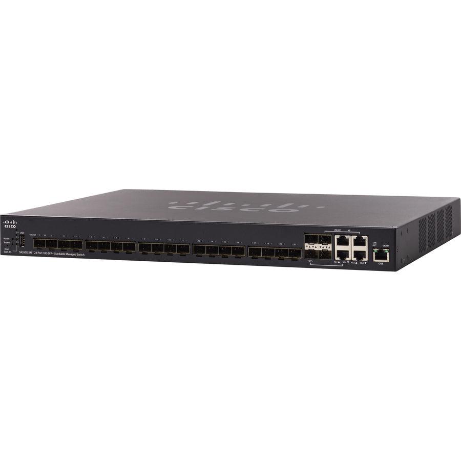Cisco Sx350X-24F-K9-Eu Network Switch Managed L2/L3 None 1U Black