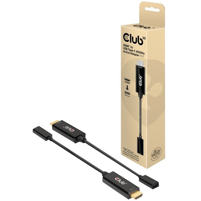 Club 3D HDMI to USB Type-C 4K60Hz Active Adapter M/F CAC-1333