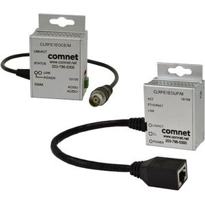 ComNet Miniature CopperLine Single Channel Ethernet over UTP CLRFE1EOUP/M
