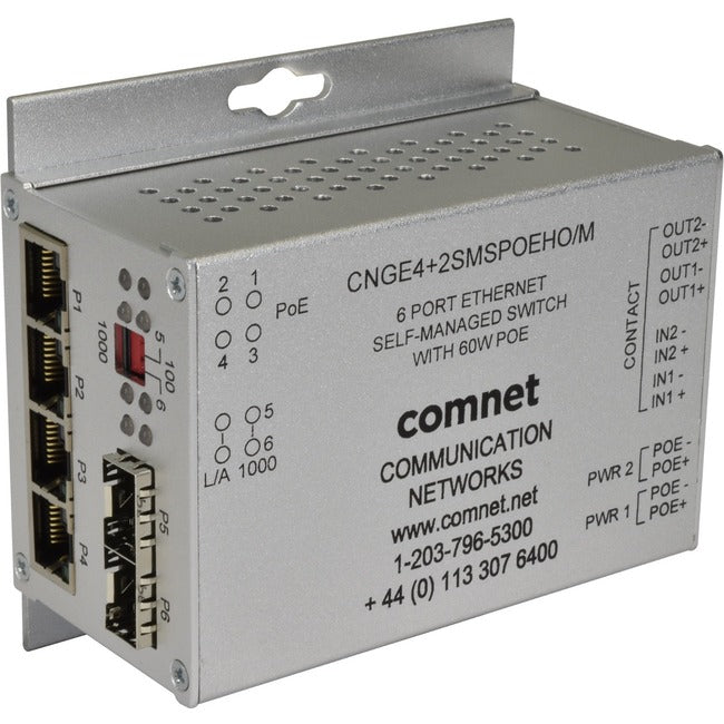 ComNet 10/100/1000 Mbps Intelligent Redundant Ring Gigabit Switch With
