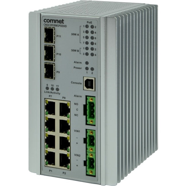 ComNet CNGE3FE8MS Ethernet Switch CNGE3FE8MSPOE/24