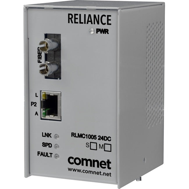 ComNet Electrical Substation-Rated 10/100 Mbps Media Converter RLMC1003S2/48DC
