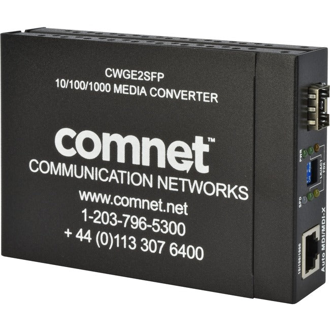 ComNet ValueLine CWGE2SFP Transceiver/Media Converter CWGE2SFPS2