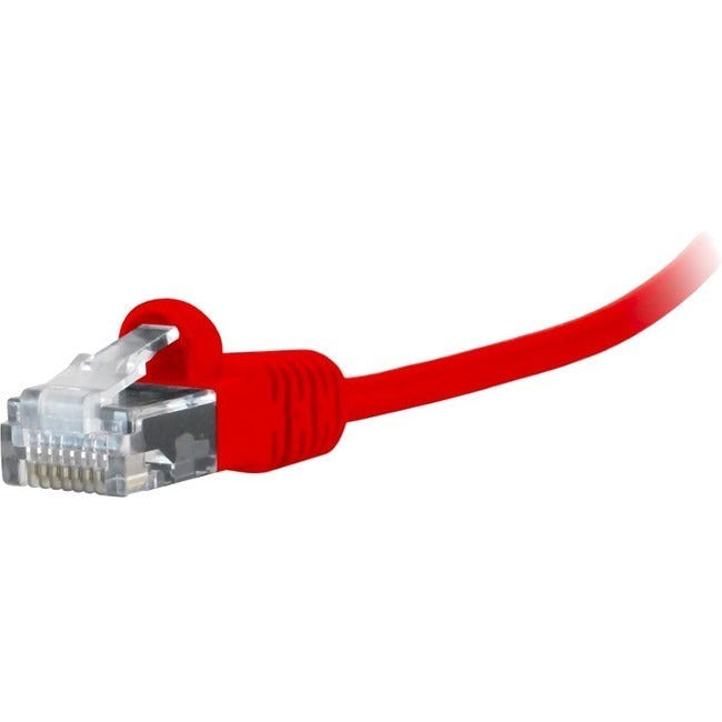 Comprehensive MicroFlex&trade; Pro AV/IT Integrator Series&trade; CAT6 Snagless Patch Cable Red 10ft MCAT6-10PRORED
