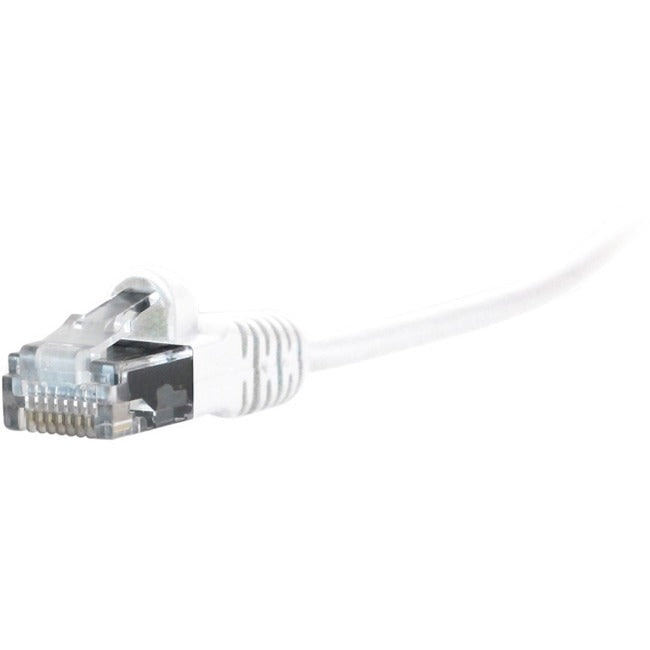 Comprehensive MicroFlex&trade; Pro AV/IT Integrator Series&trade; CAT6 Snagless Patch Cable White 1ft MCAT6-1PROWHT