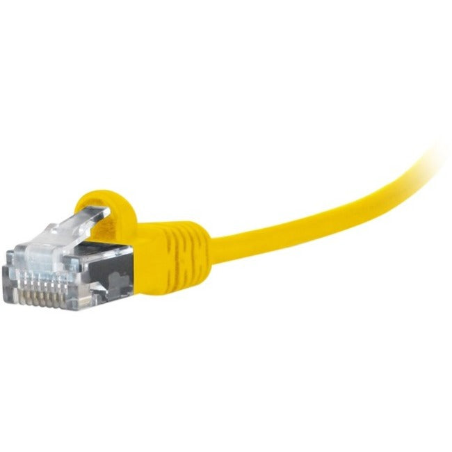 Comprehensive MicroFlex&trade; Pro AV/IT Integrator Series&trade; CAT6 Snagless Patch Cable Yellow 14ft MCAT6-14PROYLW
