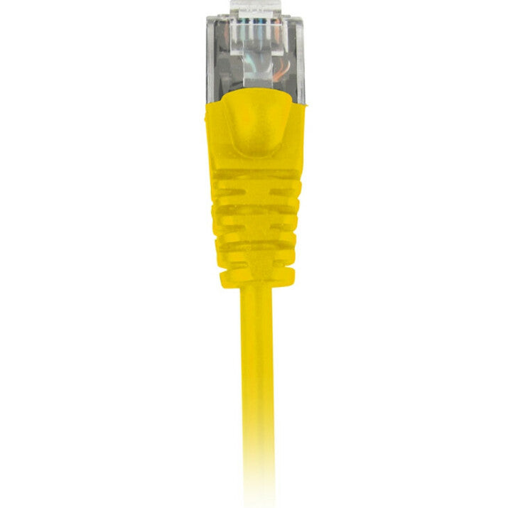 Comprehensive MicroFlex&trade; Pro AV/IT Integrator Series&trade; CAT6 Snagless Patch Cable Yellow 7ft MCAT6-7PROYLW