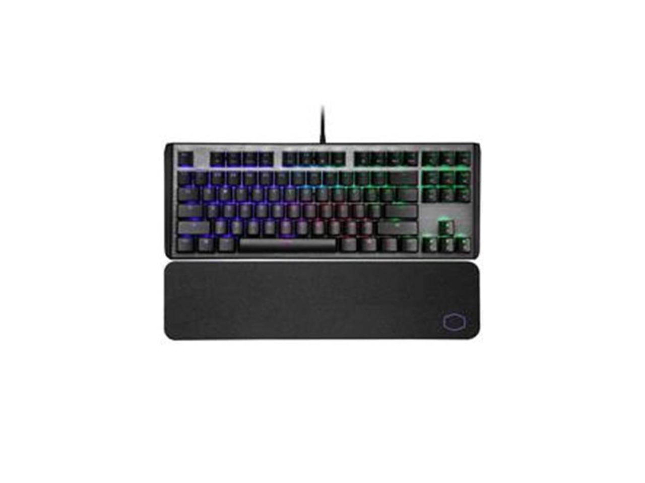 Cooler Master Ck-530-Gktl1-Us Usb Wired Gaming Keyboard W/ Blue Switch (Gunmetal Black)