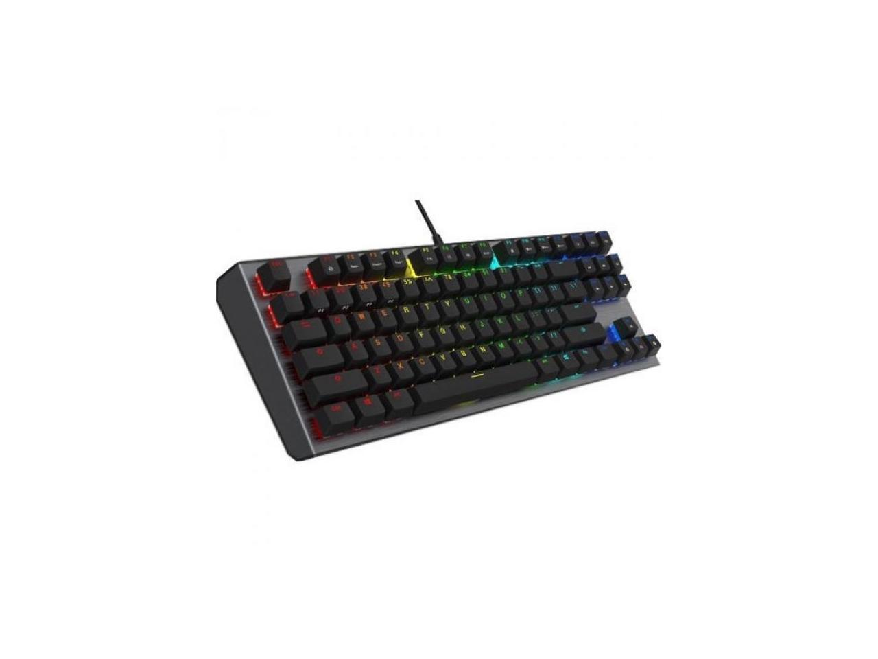 Cooler Master Ck-530-Gktl1-Us Usb Wired Gaming Keyboard W/ Blue Switch (Gunmetal Black)