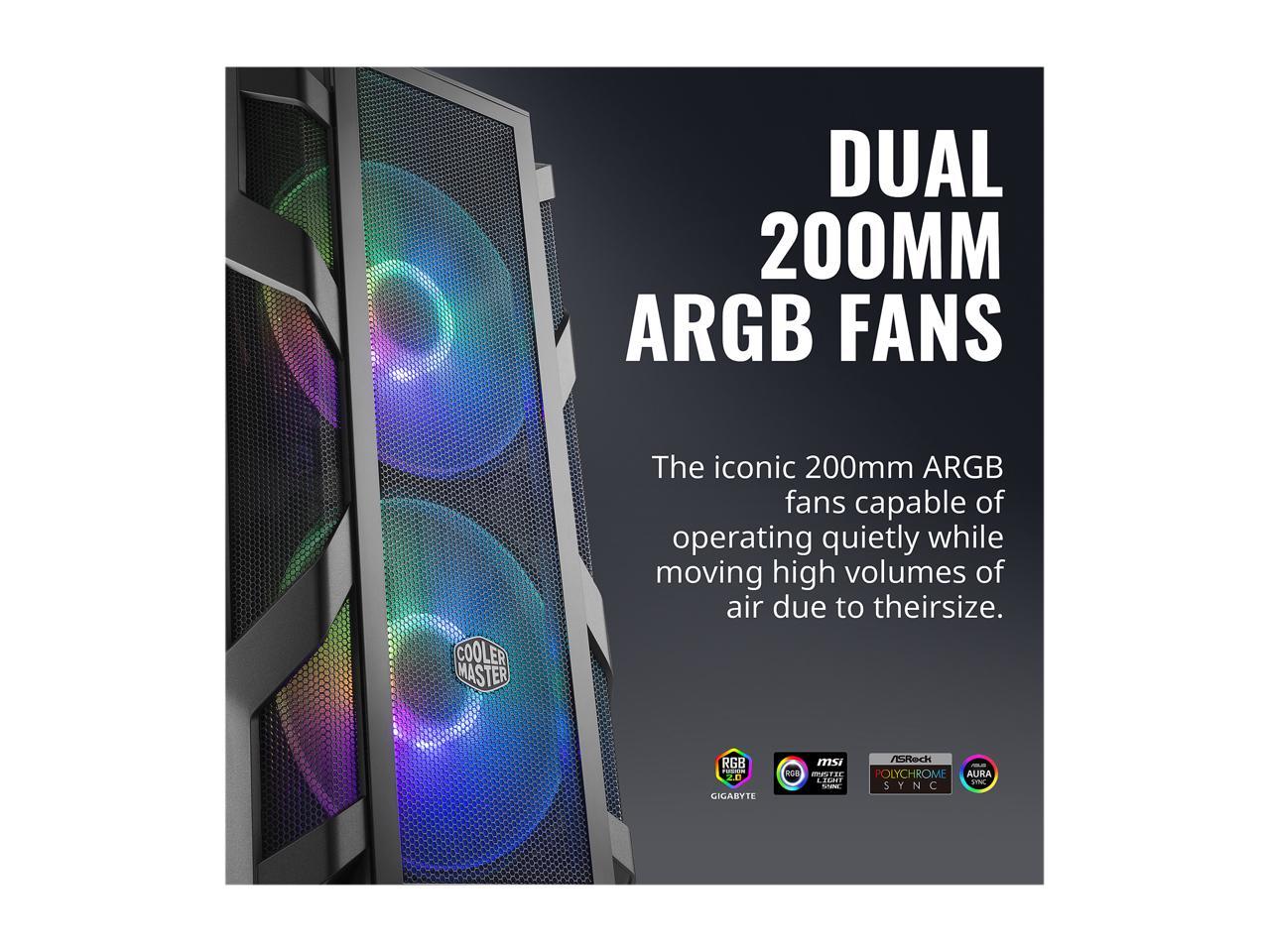 Cooler Master Mastercase H500P Mesh Argb Airflow Atx Mid-Tower