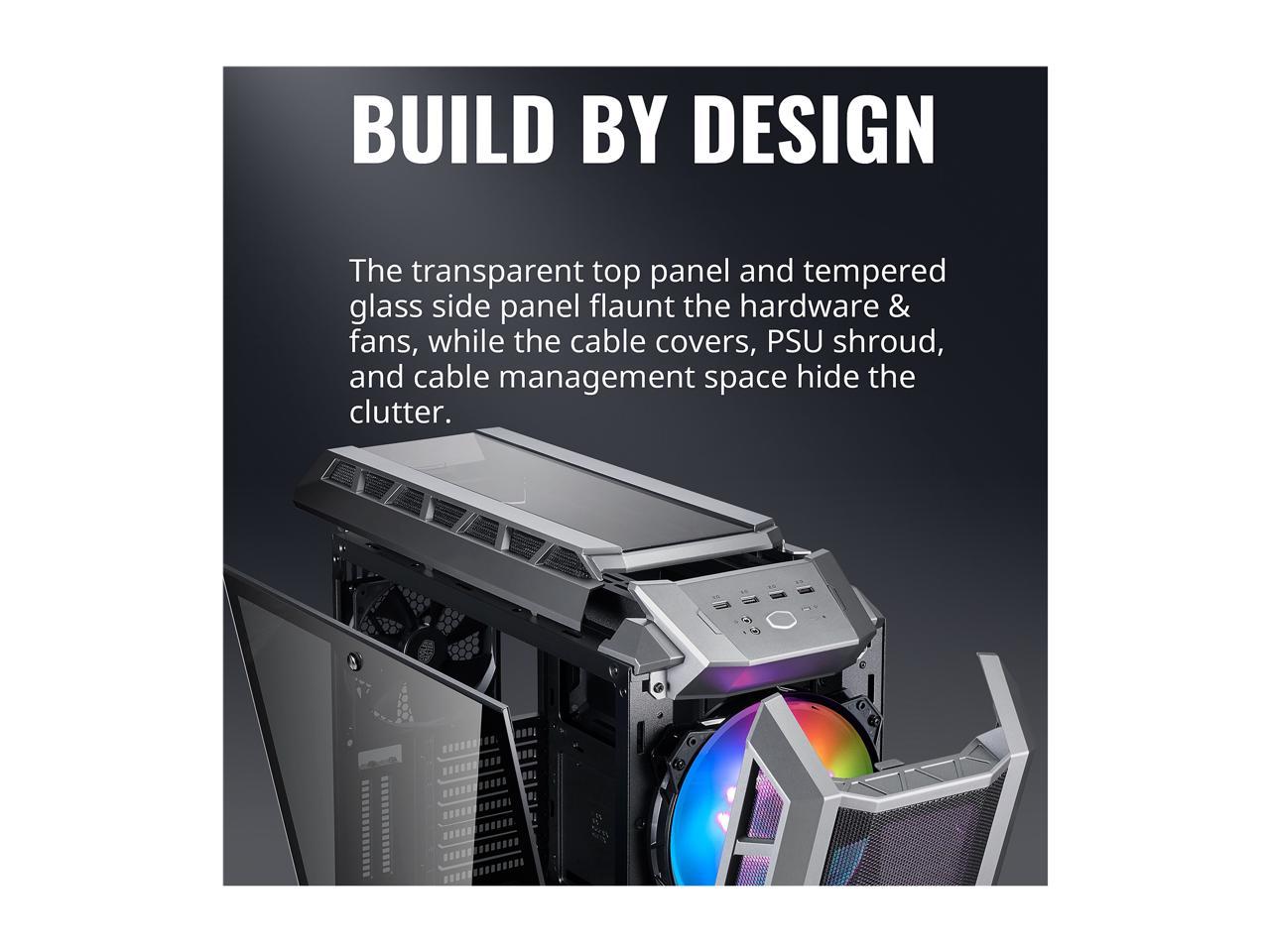 Cooler Master Mastercase H500P Mesh Argb Airflow Atx Mid-Tower