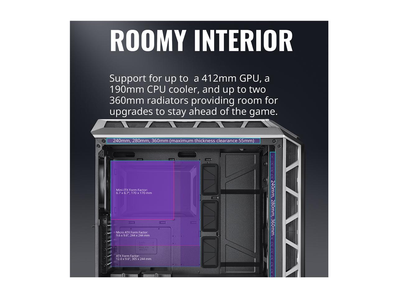 Cooler Master Mastercase H500P Mesh Argb Airflow Atx Mid-Tower