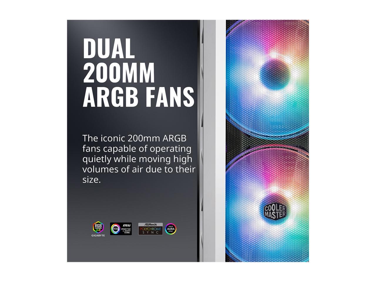 Cooler Master Mastercase H500P Mesh Argb Airflow Atx Mid-Tower