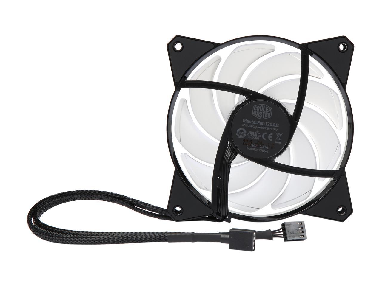 Cooler Master Masterliquid Ml120L Rgb Close-Loop Cpu Liquid Cooler, 120Mm Radiator, Dual Chamber Rgb