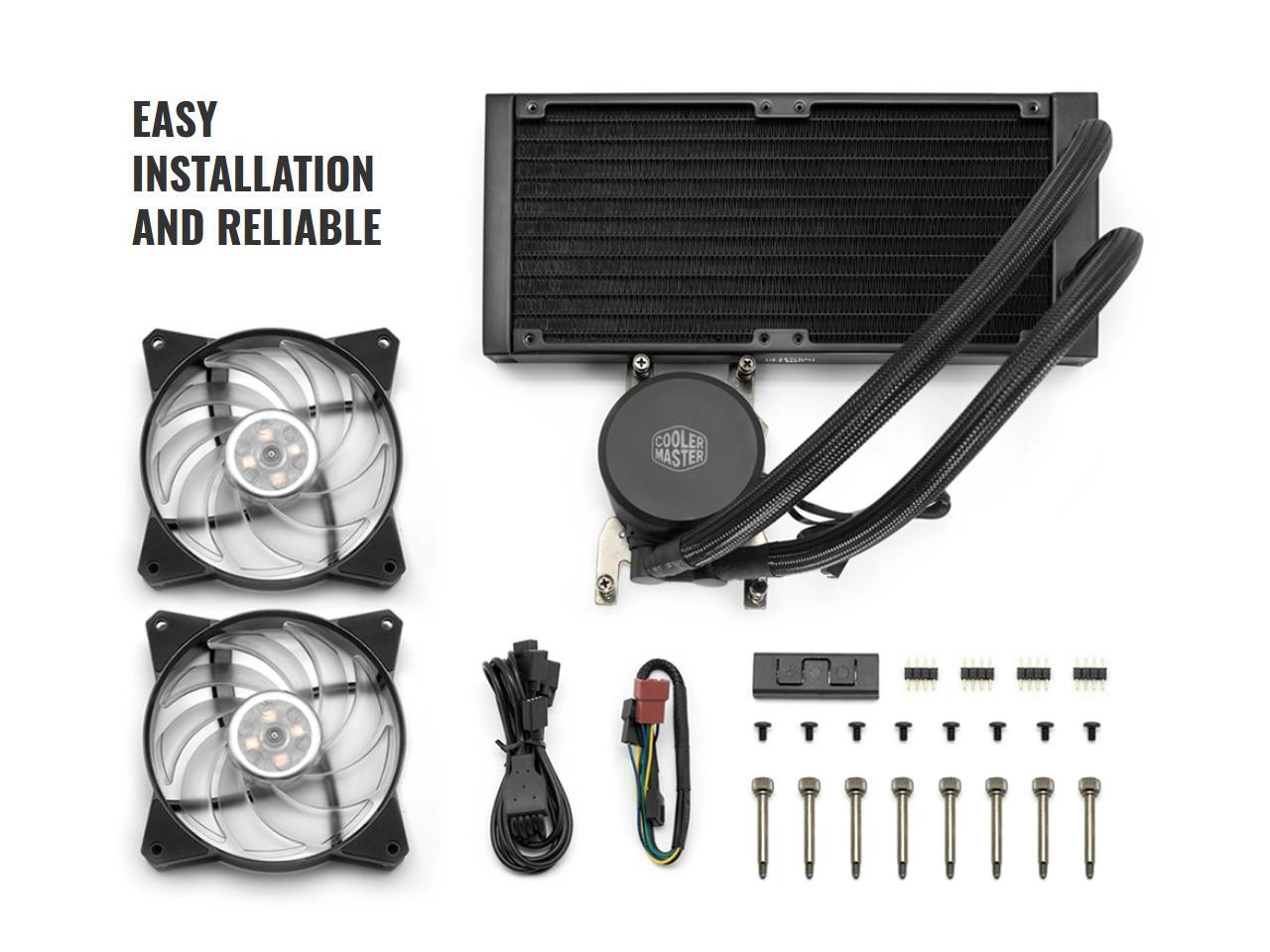 Cooler Master Masterliquid Ml240 Rgb (Tr4 Edition) - Aio Cpu Liquid Cooler For Amd Ryzen Thread