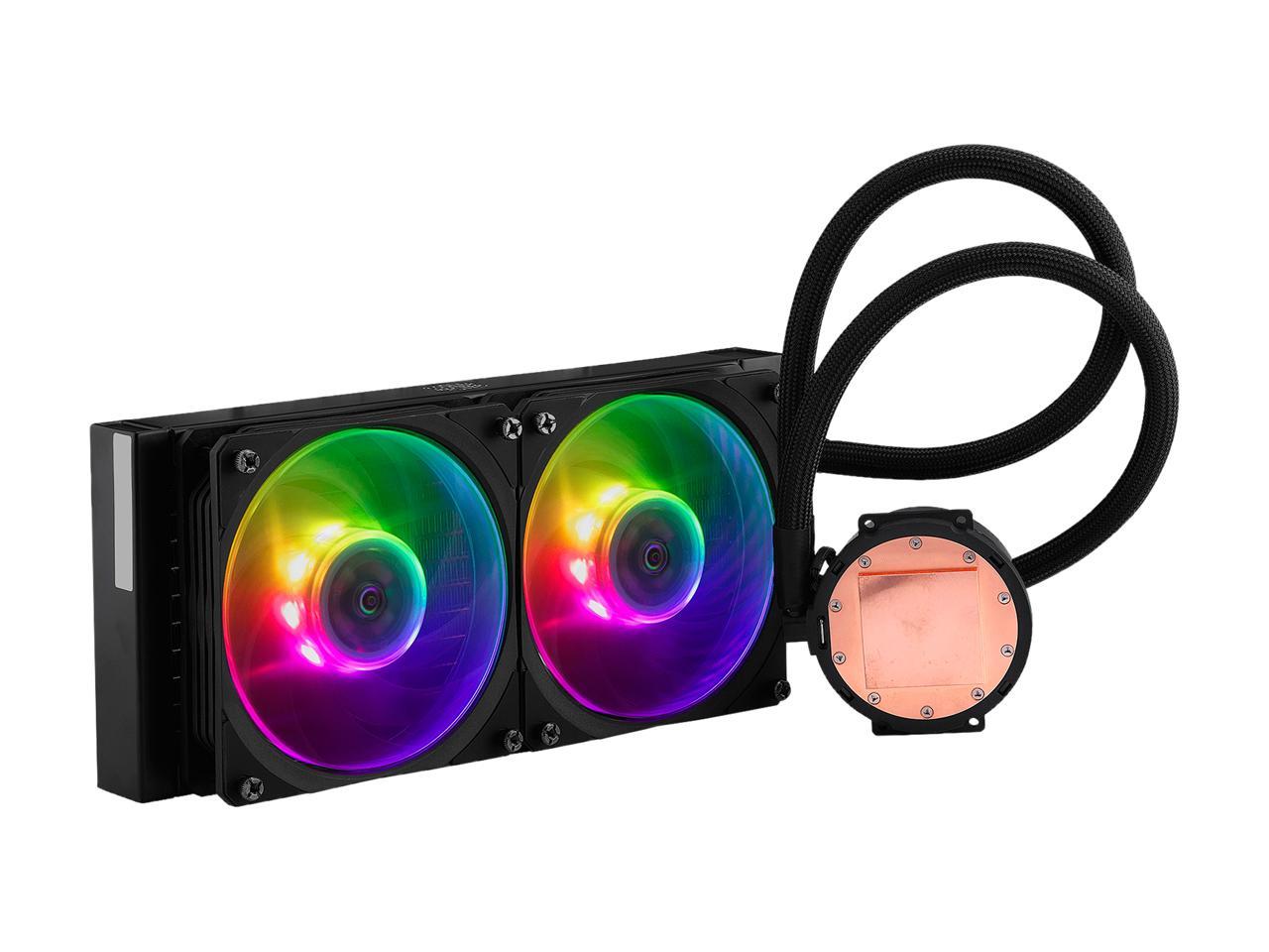 Cooler Master Masterliquid Ml240P Mirage Argb Close-Loop Aio Cpu Liquid Cooler, 240 Radiator,