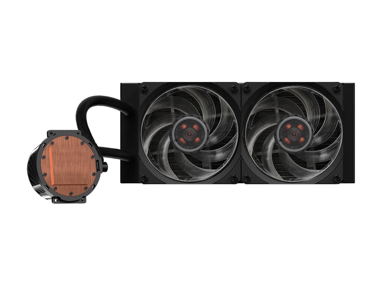 Cooler Master Masterliquid Ml240P Mirage Argb Close-Loop Aio Cpu Liquid Cooler, 240 Radiator,