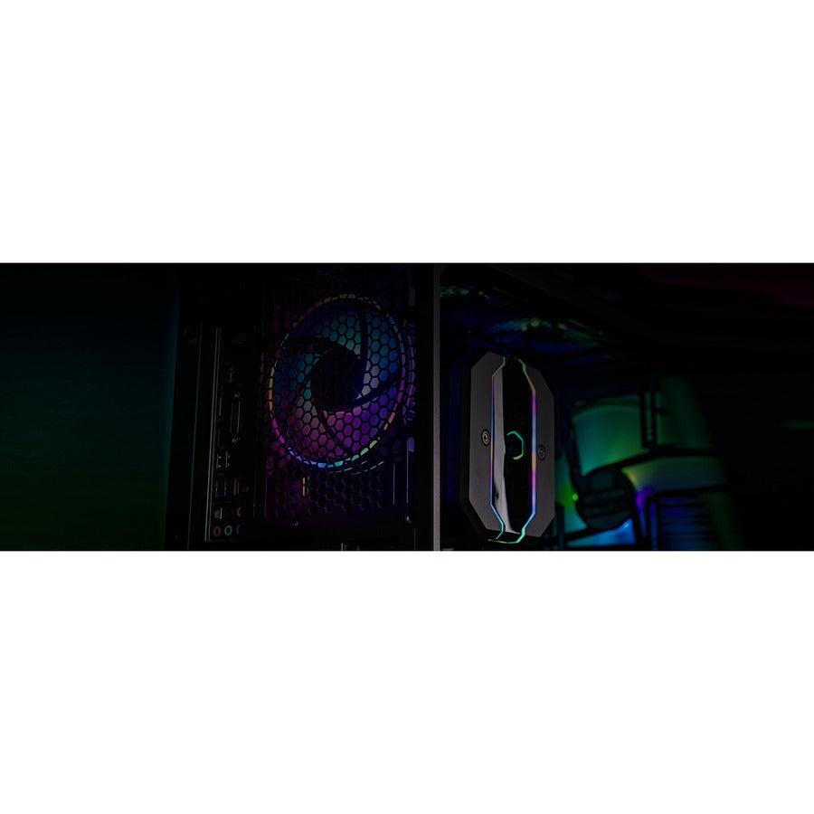 Cooler Master Masterfan Mf120 Halo Addressable Rgb 120Mm Fan With Duo-Ring Argb Led Lighting