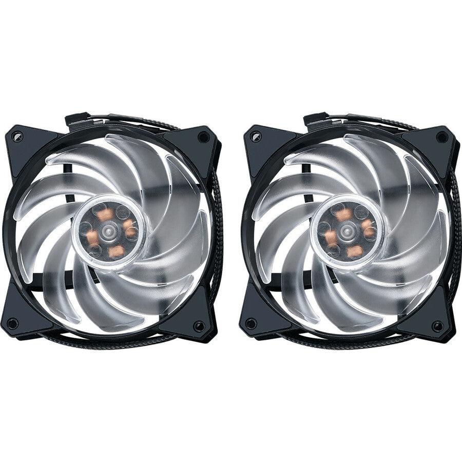 Cooler Master Masterliquid Ml240L Rgb Close-Loop Cpu Liquid Cooler, 240Mm Radiator, Dual Chamber Rgb