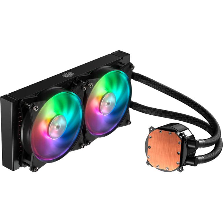 Cooler Master Masterliquid Ml240R Argb Close-Loop Aio Cpu Liquid Cooler, 240 Radiator, Dual