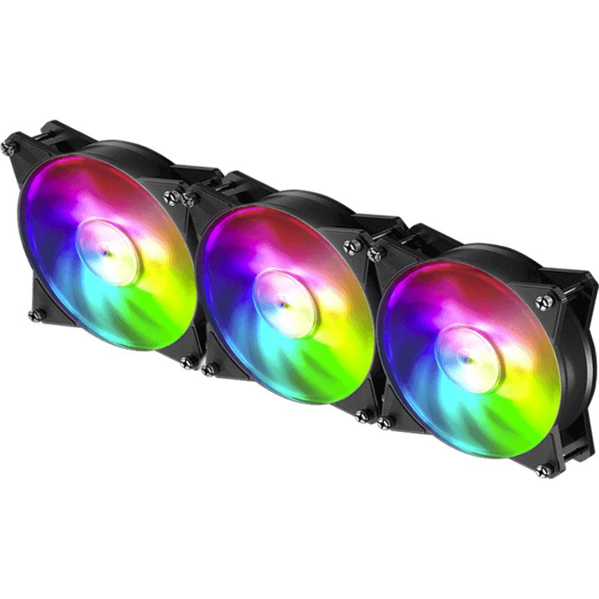 Cooler Master Masterliquid Ml360R Argb Close-Loop Aio Cpu Liquid Cooler, 360 Radiator, Dual