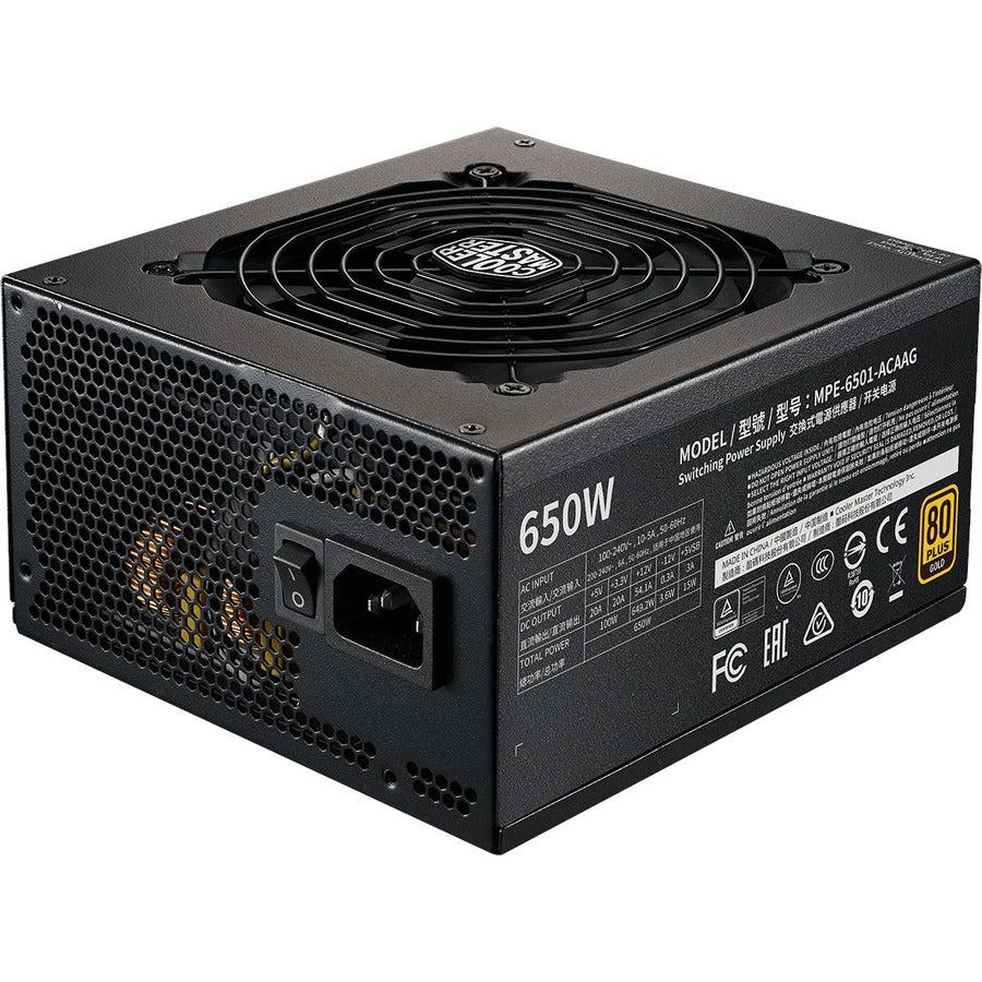Cooler Master Mpe-6501-Afaag-Us 80 Plus Gold 650W V2 Full Modular Atx 12V Power Supply W/ Active Pfc