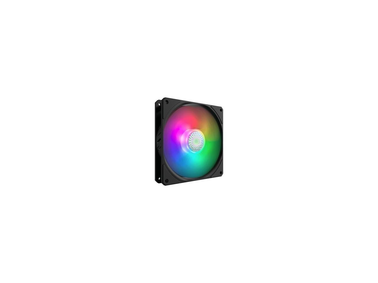Cooler Master Sickleflow 140 V2 Addressable Rgb Square Frame Fan, Individually Customizable Leds,