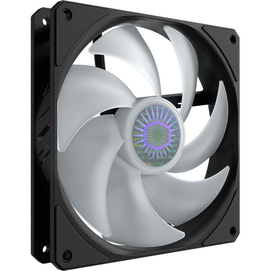 Cooler Master Sickleflow 140 V2 Addressable Rgb Square Frame Fan, Individually Customizable Leds,