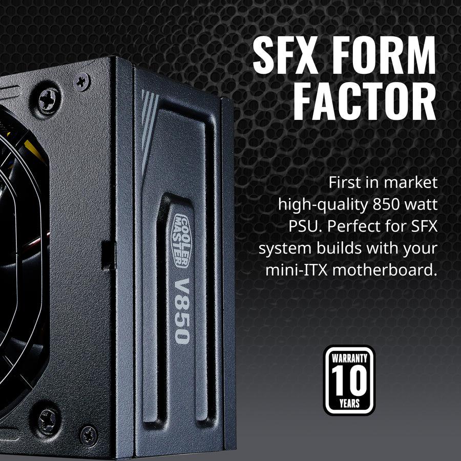 Cooler Master V850 SFX Gold Full-Modular 80 Plus Gold SFX Power Supply MPY-8501-SFHAGV-US