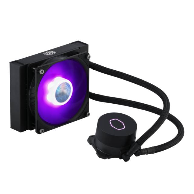Coolermaster Mlw-D12M-A18Pc-R2 Masterliquid Ml120L Rgb V2, Close-Loop Aio Cpu Liquid Cooler, 3Rd Gen