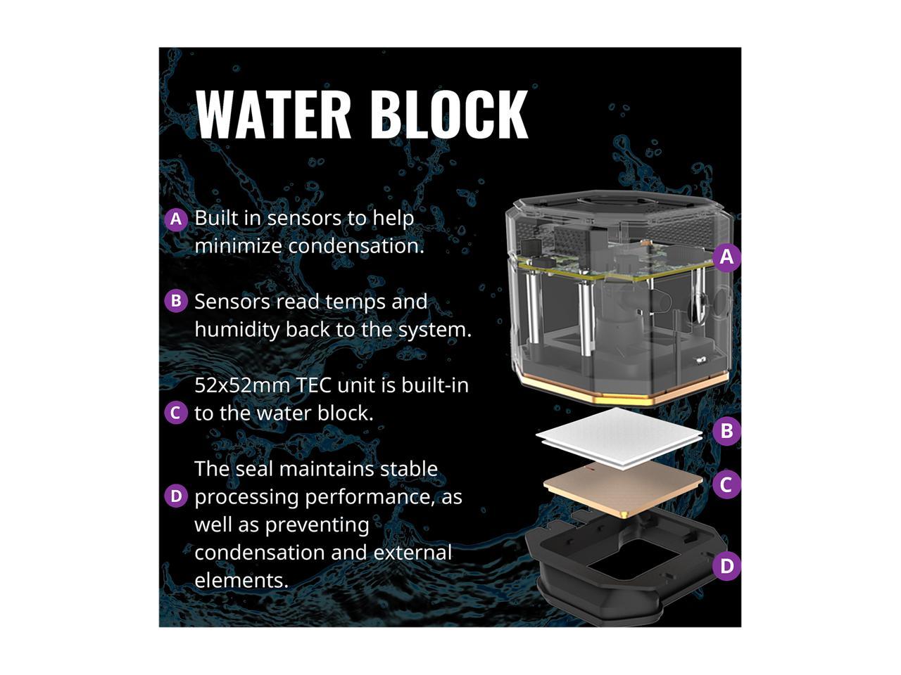 Coolermaster Masterliquid Ml360 Sub-Zero, Thermoelectric Cooling (Tec) Aio Cpu Liquid Cooler Powered