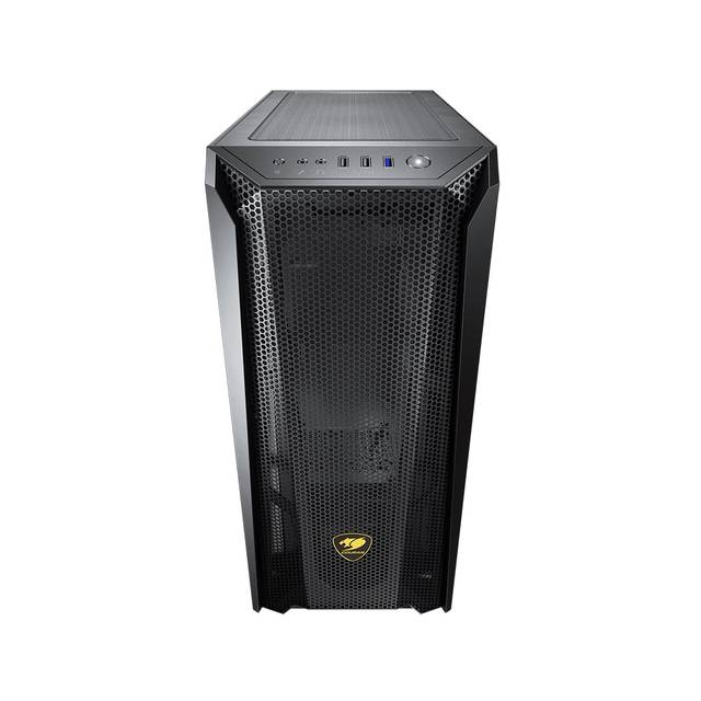 Cougar Mx660 Mesh Mid-Tower Case With Mesh Front Panel And Clear Tempered Glass Left Panel