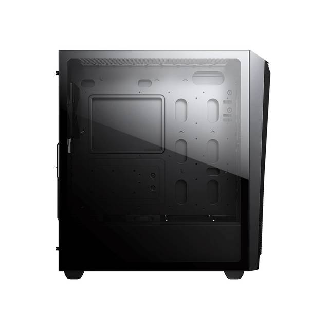 Cougar Mx660 Mesh Mid-Tower Case With Mesh Front Panel And Clear Tempered Glass Left Panel