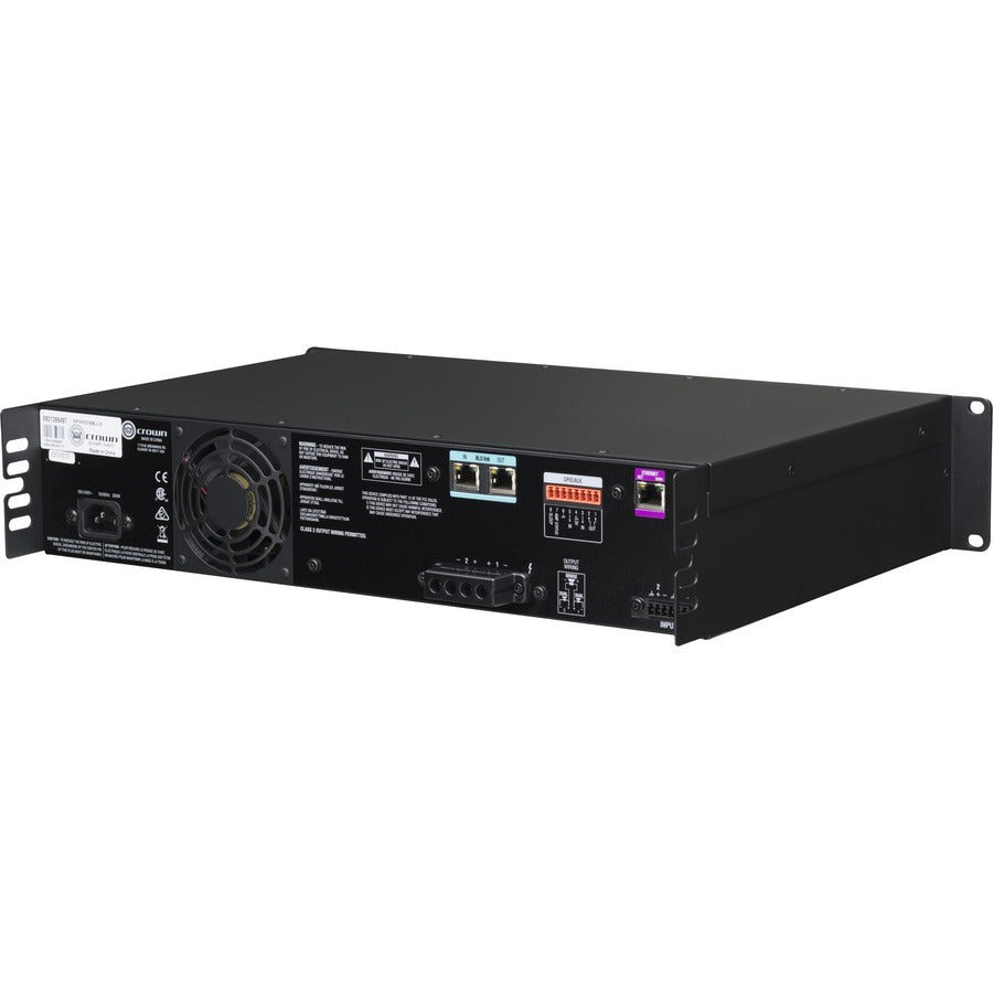 Crown CDi DriveCore 2|600BL Amplifier - 1200 W RMS - 2 Channel NCDI2X600BL-U-US