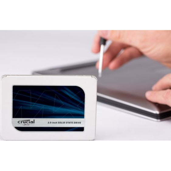 Crucial MX500 500 GB Solid State Drive - 2.5 Internal - SATA (SATA/600)" CT500MX500SSD1T