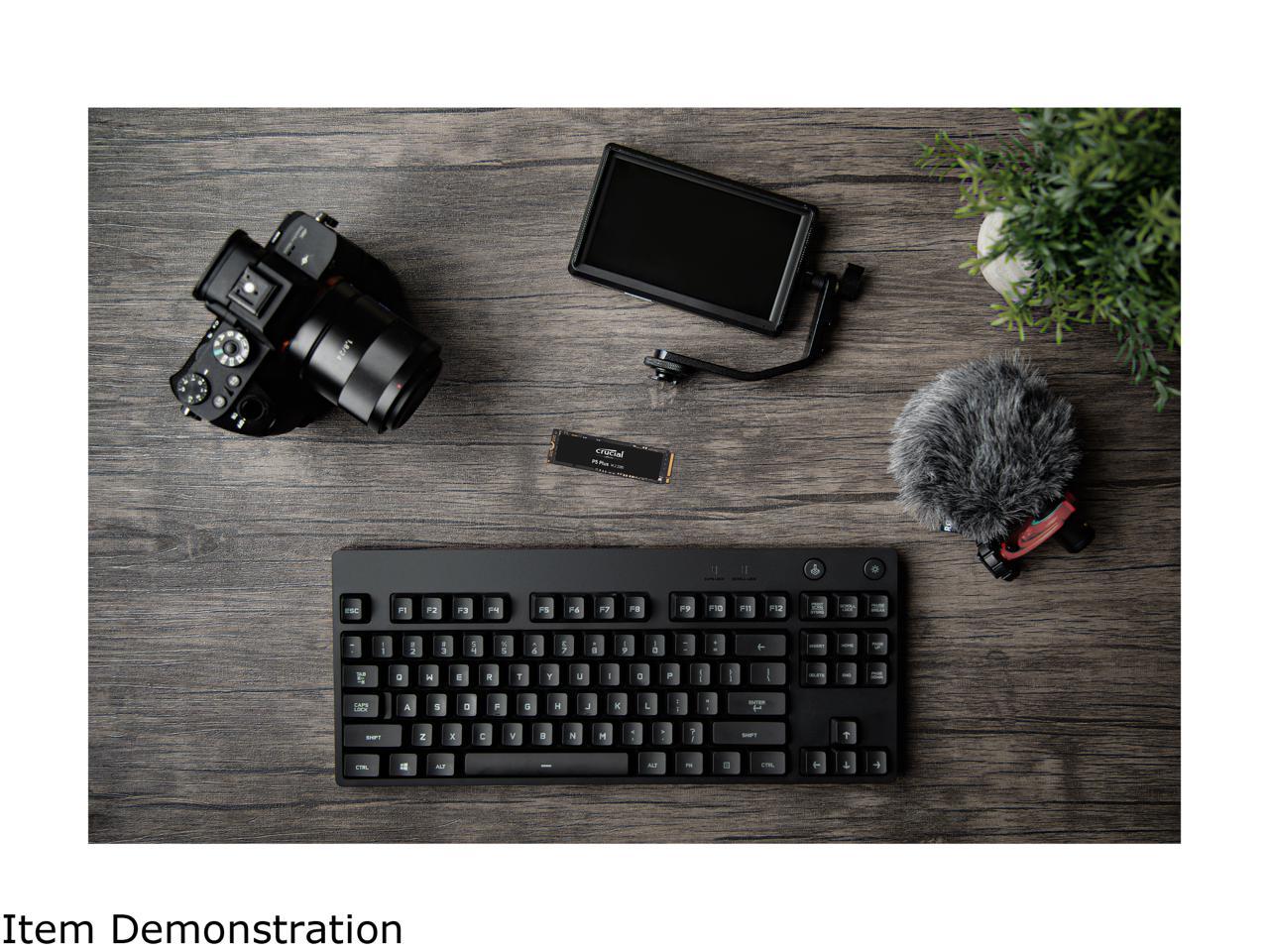 Crucial P5 Plus CT500P5PSSD8 500 GB Solid State Drive - M.2 2280 Internal - PCI Express NVMe (PCI Express NVMe 4.0 x4)